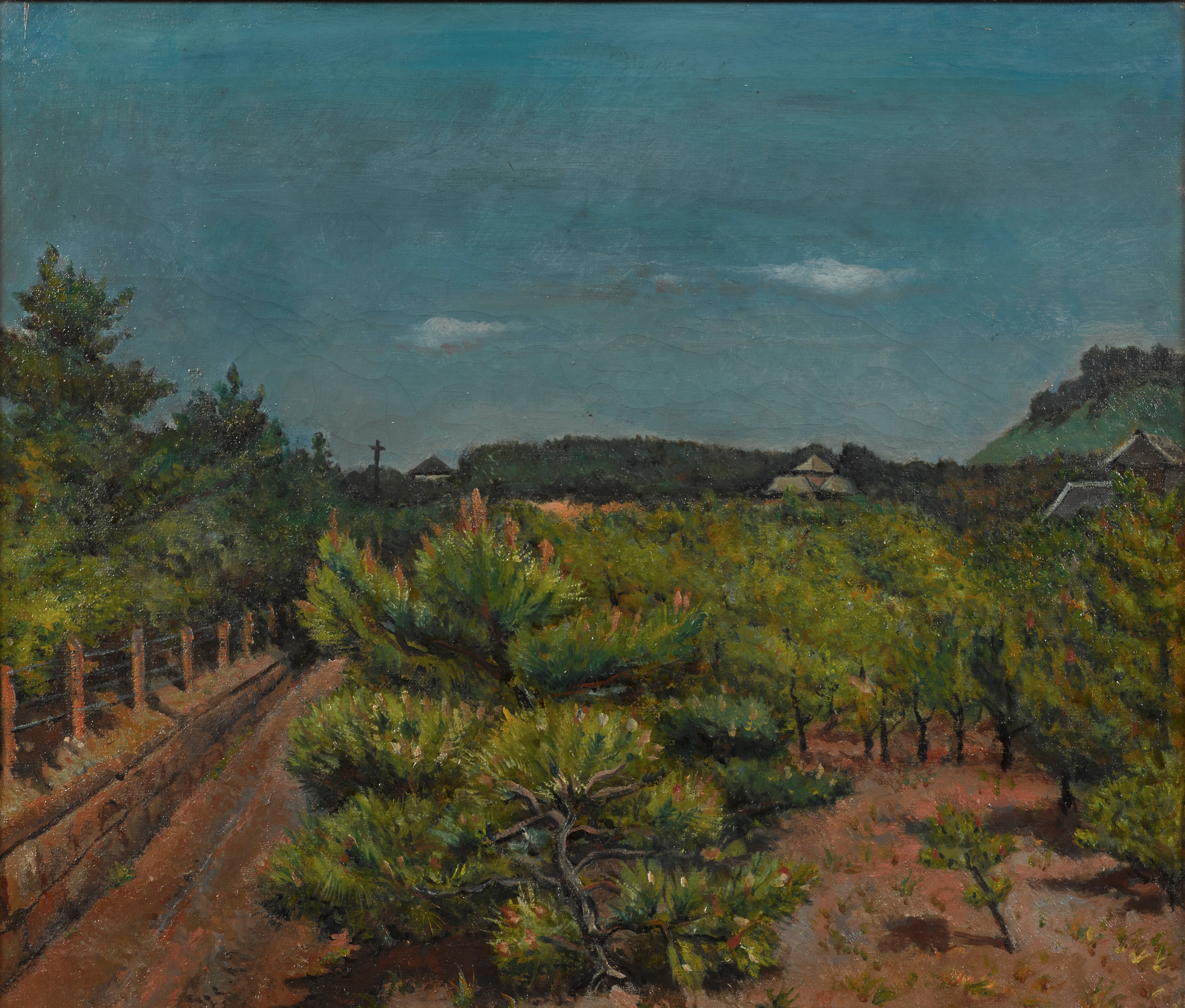 岸田　劉生、窓外夏景、希少・画集画、新品額装付 Yahoo!オークション - 岸田劉生 【大連星ヶ浦風景】 新品高級額