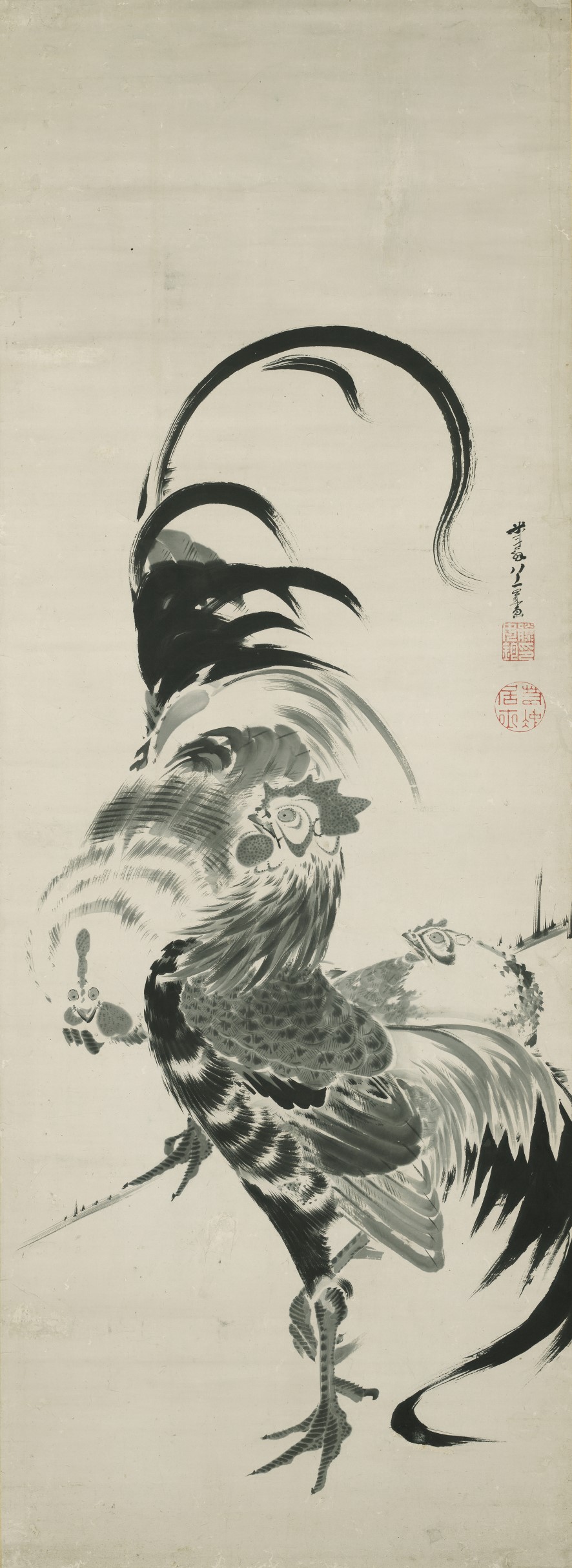 画伯ニッチェ・ルビン　絵画　「秋の恋空」 開館25周年記念展Ⅰ「愛（いと）し、恋（こい）し、江戸絵画