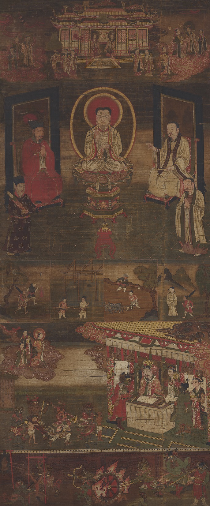 北宋時代 中国仏教美術 仏画 【珍藏品】