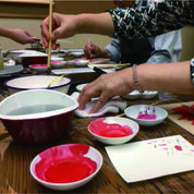京のたしなみ「日本画家 木島櫻谷の旧邸にて日本画で紅白の梅を咲かせよう」