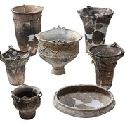 ①縄文土器(六反田南遺跡)